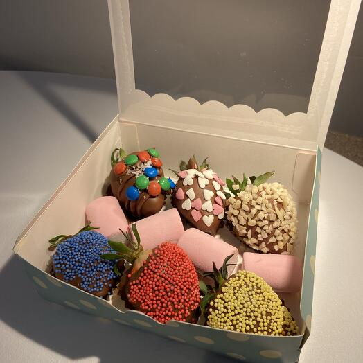 Delicias de Fresa y Chocolate