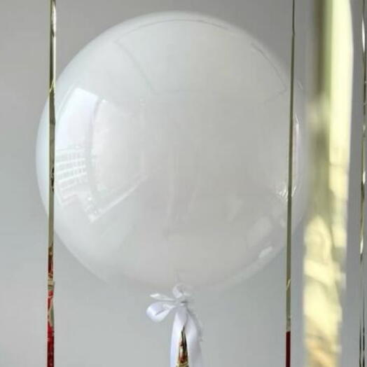 Grande blanco globo 91cm con helio