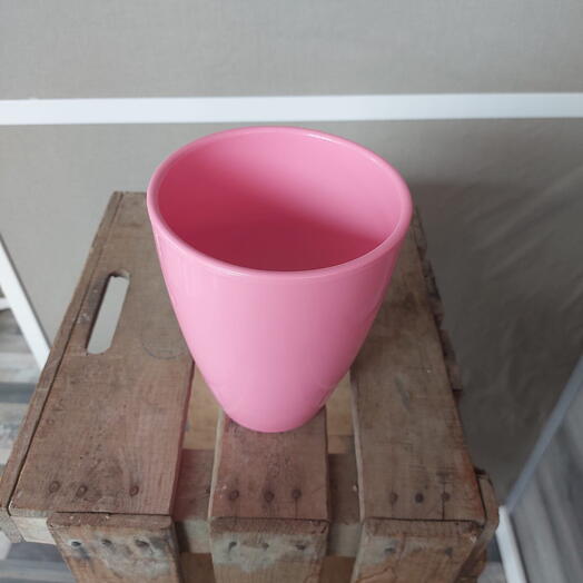 Maceta para orquideas rosa