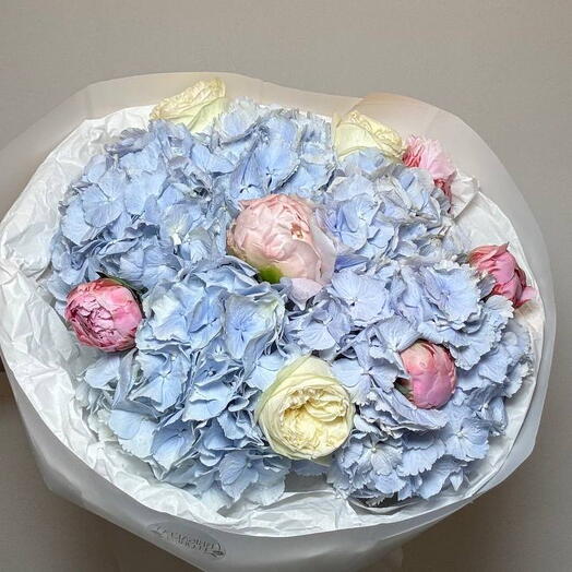 Hydrangea and peonies