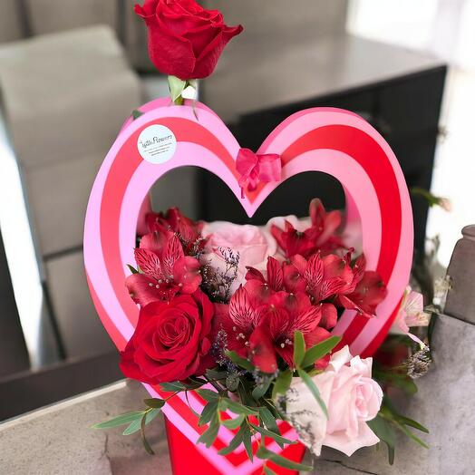 Коробка в форме сердца