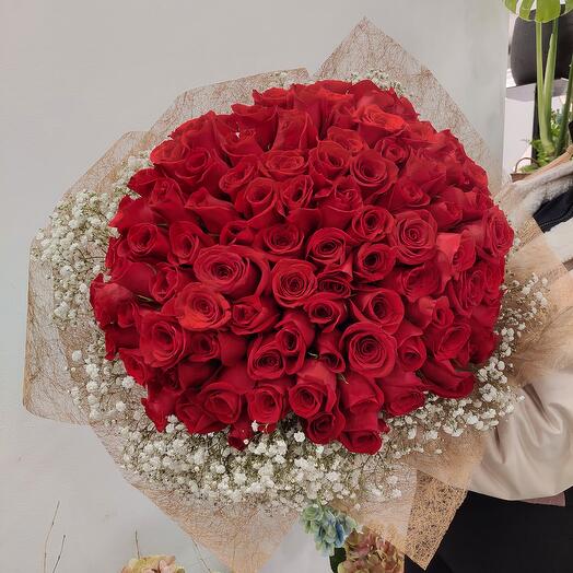 Ramo 100 Rosas Rojas