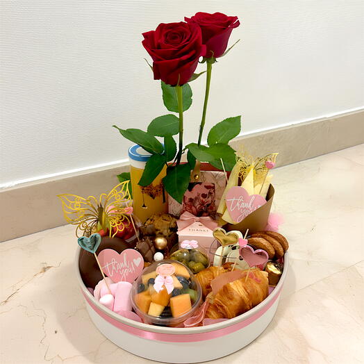 BANDEJA ROSA SENCILLA