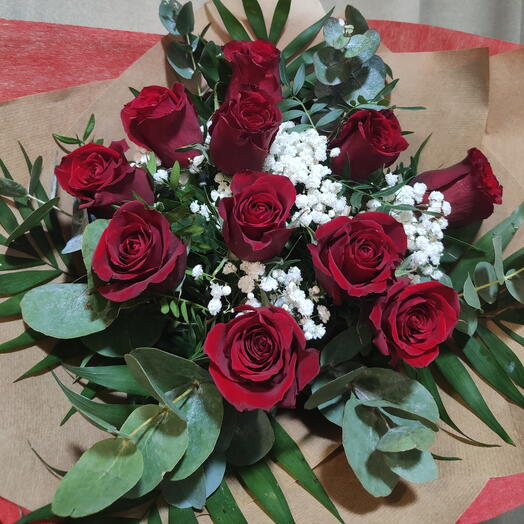 Bouquet rosas rojas Te quiero