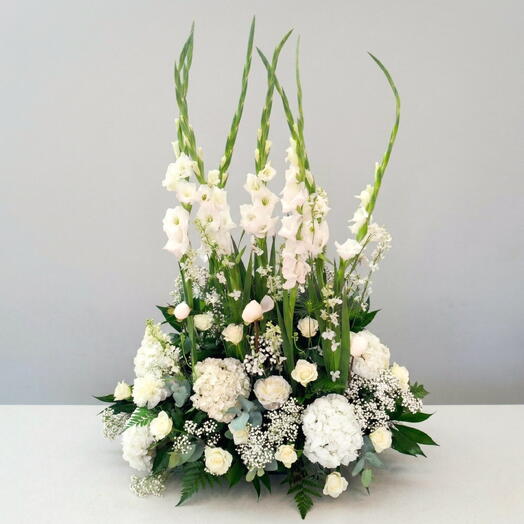 Centro en paralelo blanco