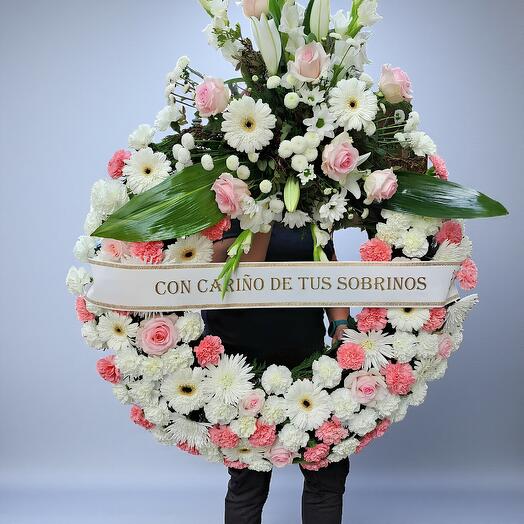 CORONA BLANCA Y ROSA