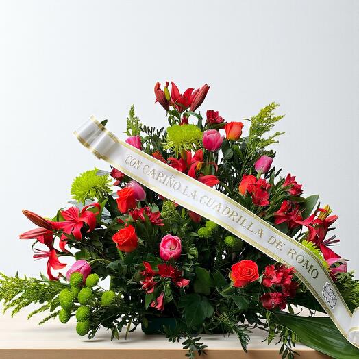 CENTRO DE FUNERAL ROJO