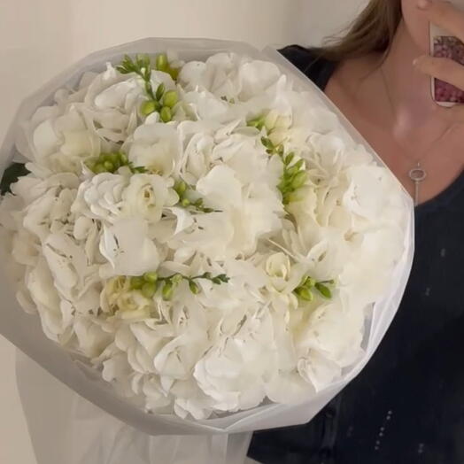 Hortensia blanca
