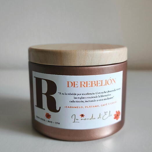 Vela aromatica R de Rebelion 90g