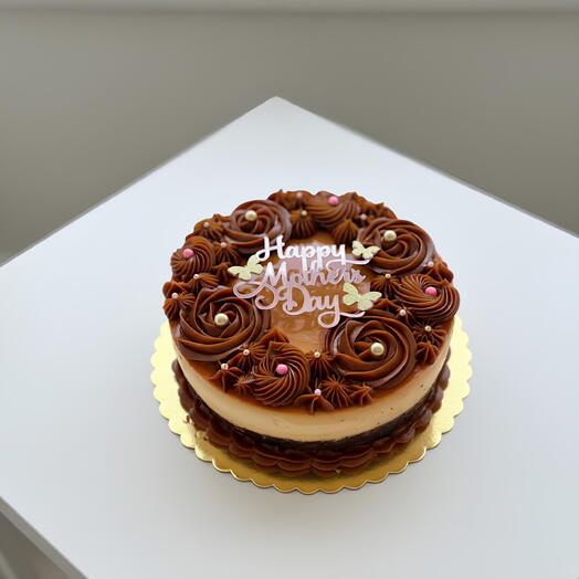 Chocoflan sweet round mother day