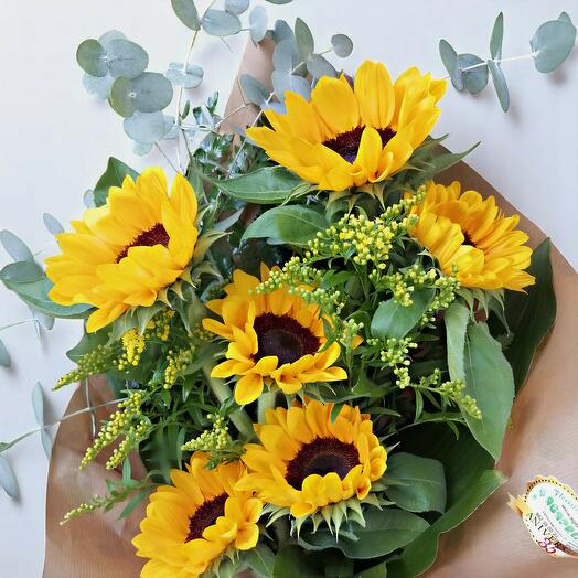 Ramo girasoles