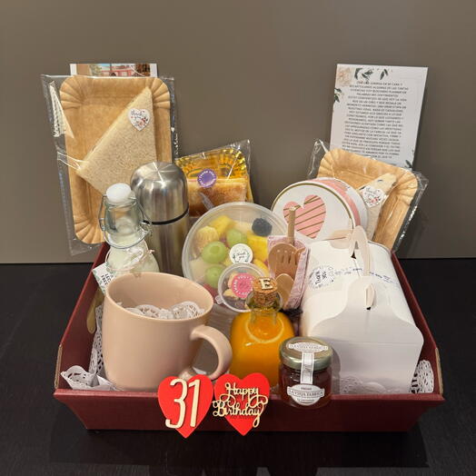 Desayuno happy birthday