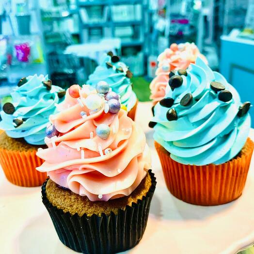 Caja 6 cupcakes decorados