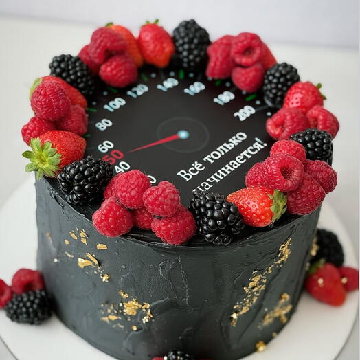 Tarta Velocimetro con Frutos Rojos