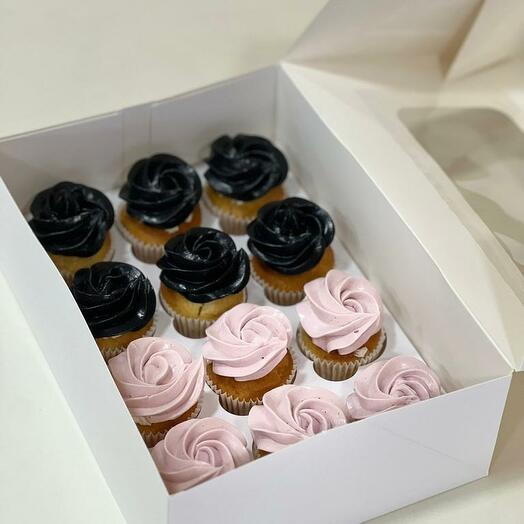Mini Cupcakes Duo Elegante