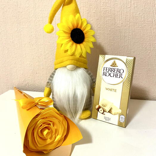 Set de regalo Gnomo de girasol