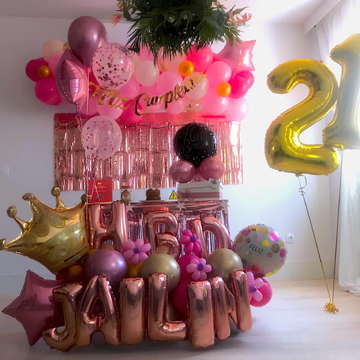 Decoracion con globos