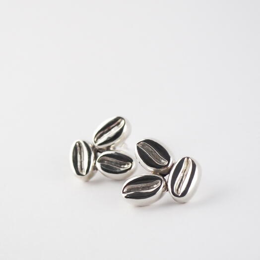 Pendientes cafe triple