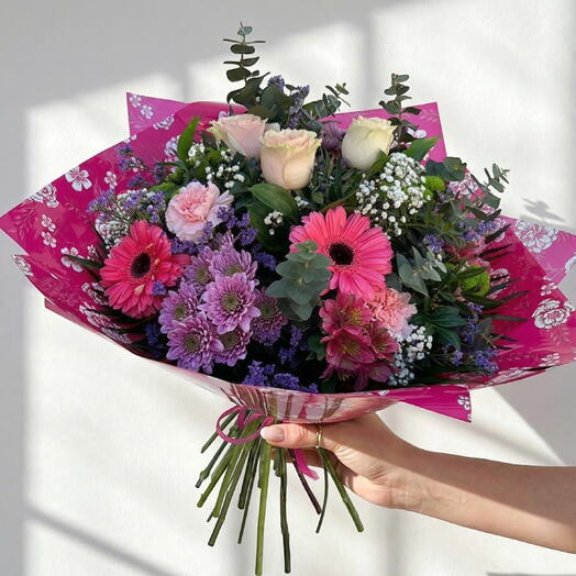 Ramo "Mamma Mia" – Flores frescas para sorprender con color y alegria