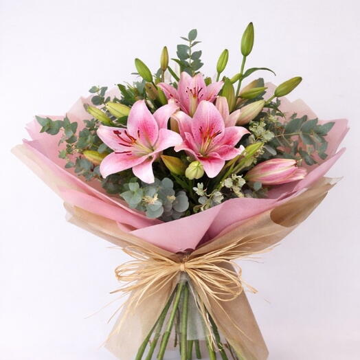 Bouquet lilium Rosa