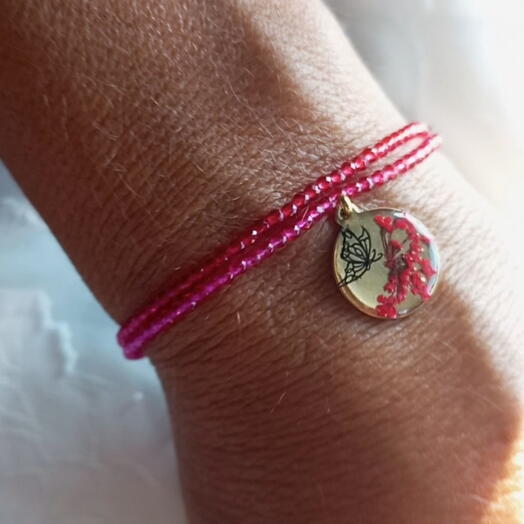Pulsera Buterfly   Flower