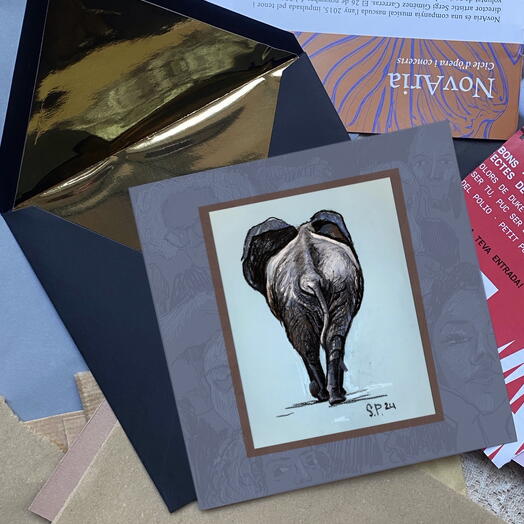 Certificado de regalo para retrato pintado de mascotas