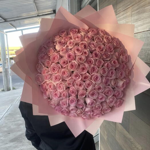 Susurro rosado-100 rosas