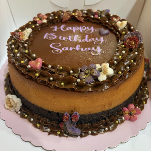 🌸 Chocoflan "Jardin Secreto" (Personalizado)