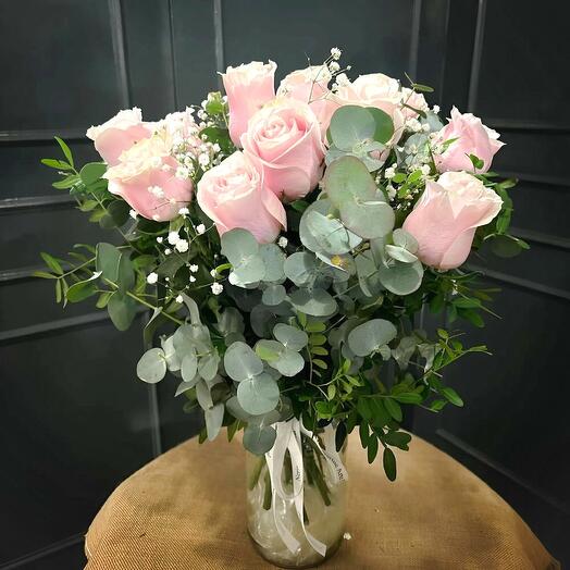 Ramo de Rosas Rosas «Diana» – Belleza romantica y elegancia eterna