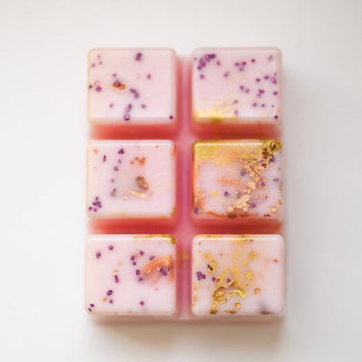 Wax melts - Caramelo, vainilla   frambuesa