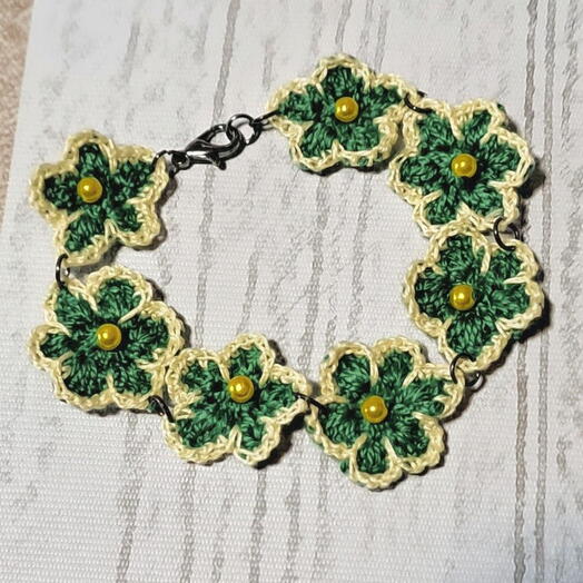 Pulsera de flores