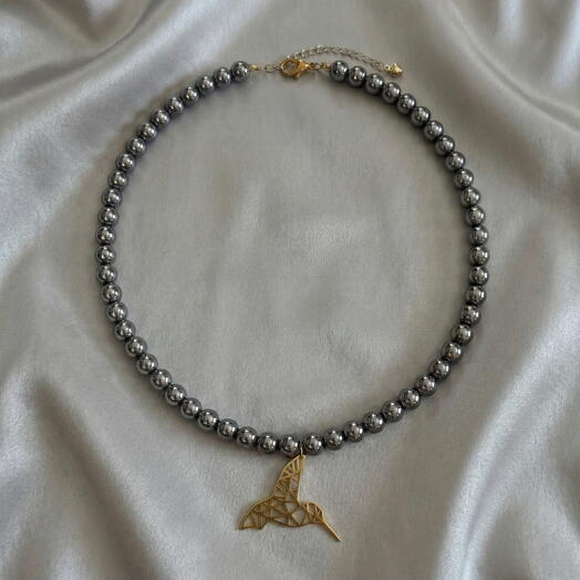 Collar "Colibrí Dorado"