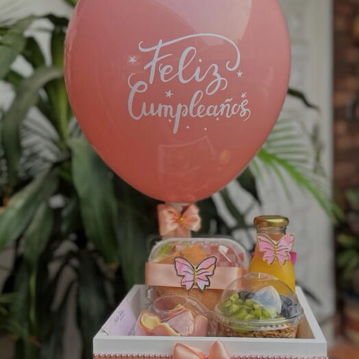 Desayuno Sorpresa "Sueno Rosa" - Especial Cumpleanos