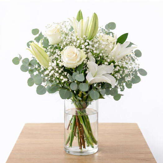 Ramo rosas y lilium