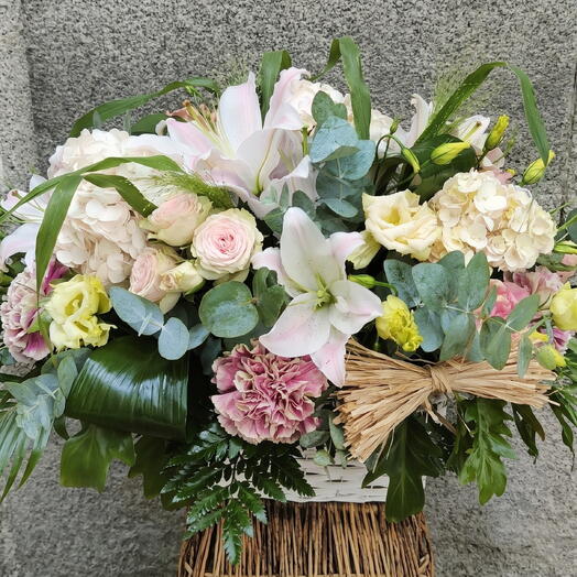 Flowers in Velvet box