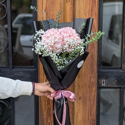 The Lonely - Hortensia Jumbo Rosa Que Lo Dice Todo Sola