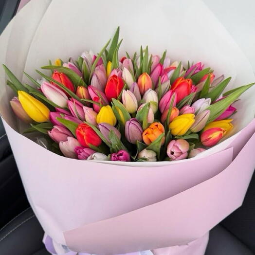 Resplandor primaveral (101 tulipanes)