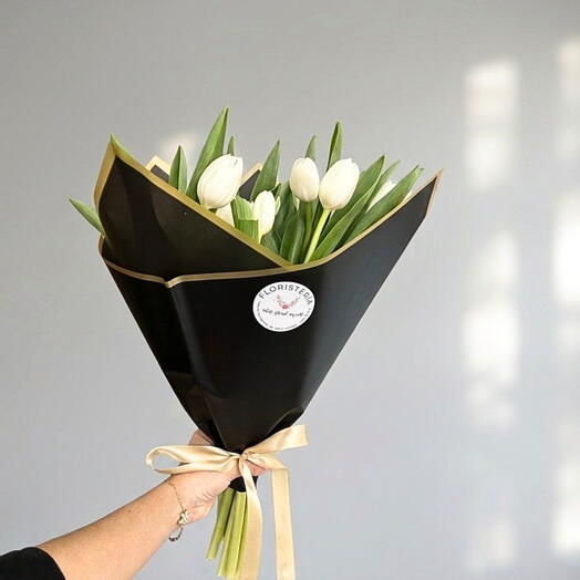 Ramo tulipanes blancos