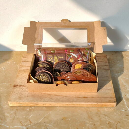 🍫 Caja de chocolates artesanales para Un padre especial – I ️️ Dad