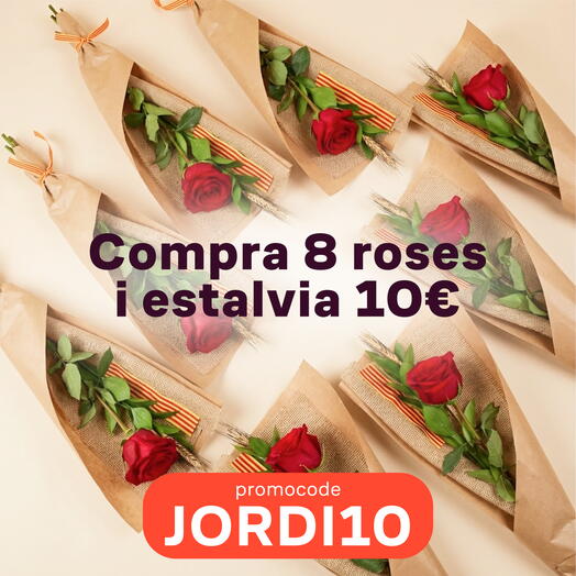 Octava rosas para San Jordi