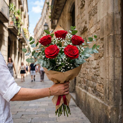Ramo 5 rosas
