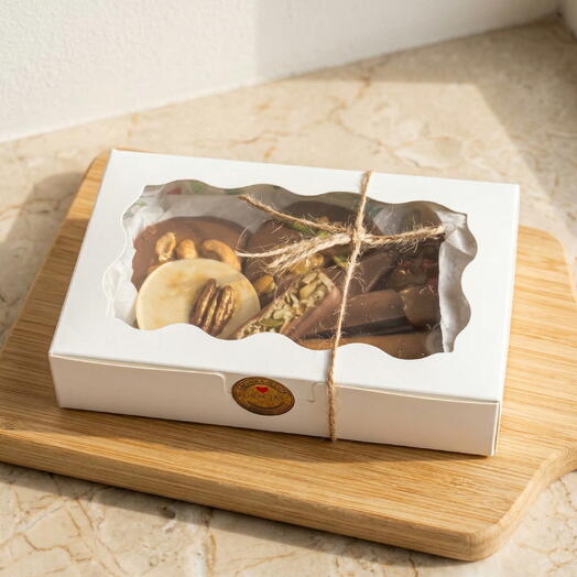 Surtidos artesanales de dulces de chocolate belga