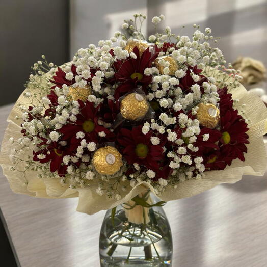 Ramo margaritas y bombones