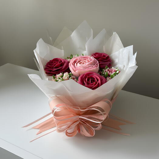 BouqCake Rosa Romantica