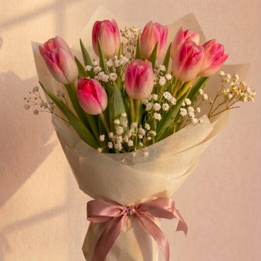 Ramo de 10 tulipanes