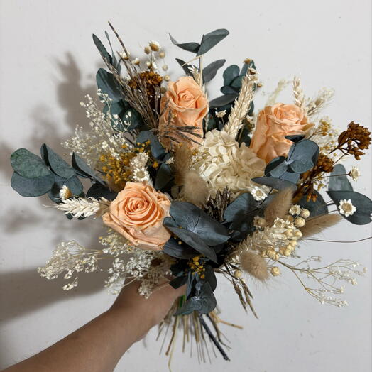 AMOR DE MADRE con flores y rosas eternas