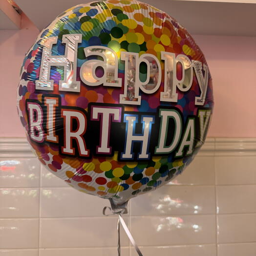 Globo happy birthday