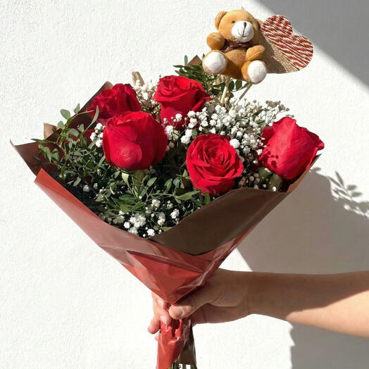 5 Rosas para San Valentin