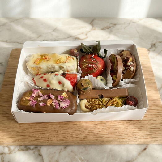 Caja de surtidos de chocolates artesanales San Valentin