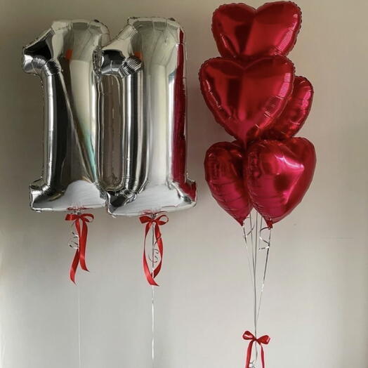 Globos con helio para cumpleanos